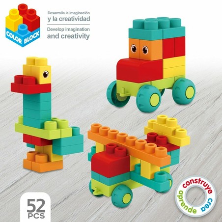 Juego construcción Color Block 52 piezas en bolsa