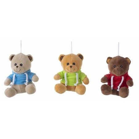 Oso de peluche 16cm de poliéster, ideal para peluche para bebé 3 años y niños pequeños