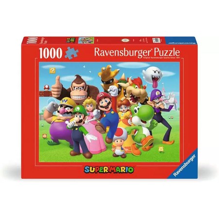 Bloques apilables bebé: Puzzle Ravensburger Super Mario en caja