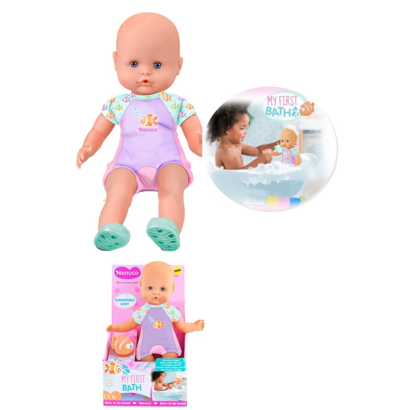 Detalle de la muñeca bebé con certificado CE