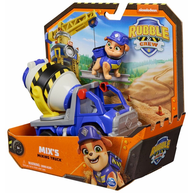 Juguete construcción Paw Patrol Mix con cuba giratoria