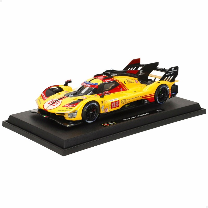 Vista trasera del Ferrari 499P LMH Nº83 de Burago