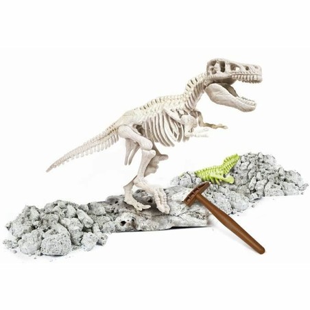 Set de construcción con piezas para un T-Rex brillante