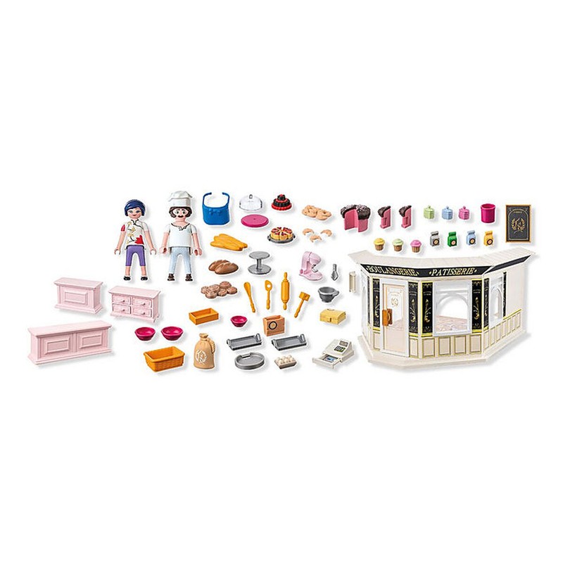 Playset Playmobil con bloques construcción infantiles