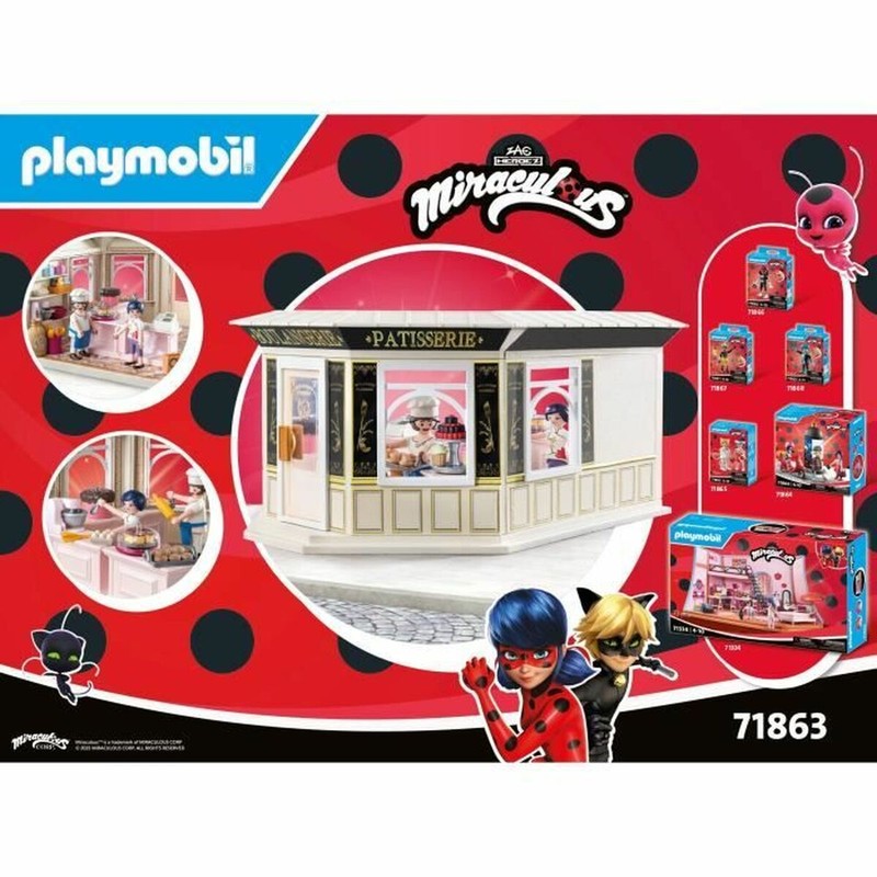 Escenario de juego Playmobil Panadería para niños