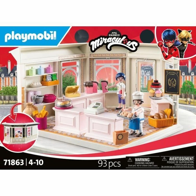 Playmobil para niños 4 años montando panadería