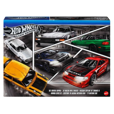 Embalaje original Hot Wheels pack de 5 coches