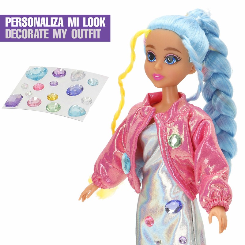 Muñeca para peinar con maquillaje infantil y sorpresas