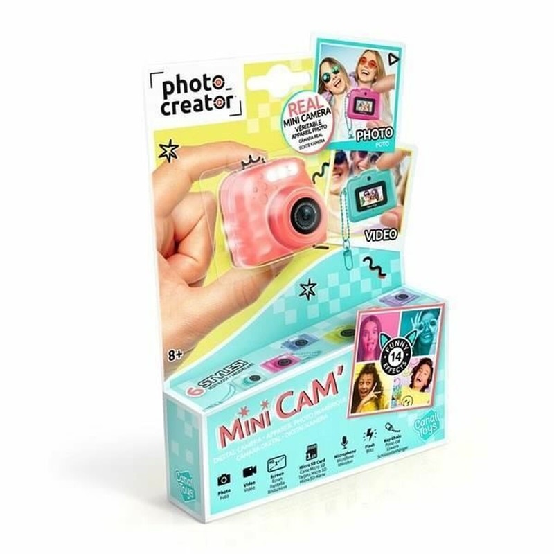 Set Construcción Educativo: Niña fotografiando sus creaciones con cámara digital