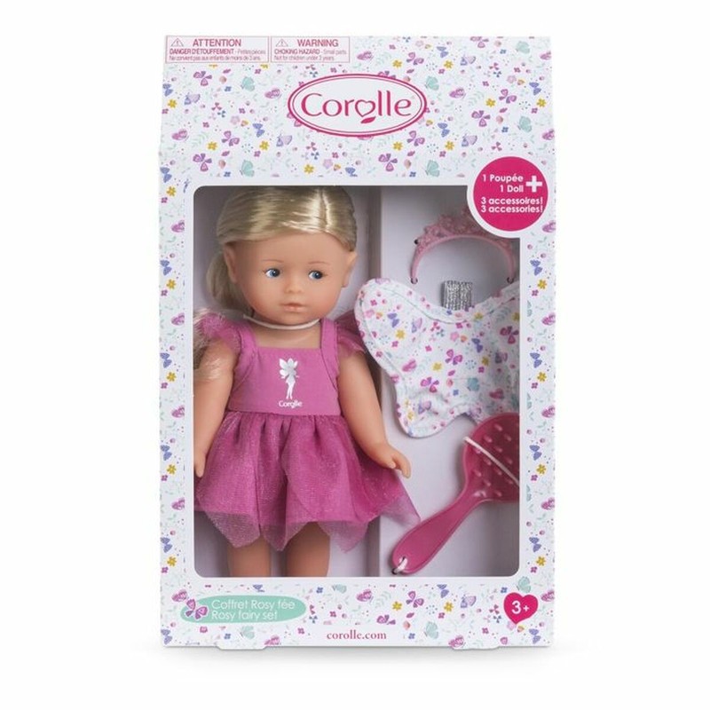 Set regalo Muñeca Corolle de vinilo suave, ideal para desarrollo lenguaje