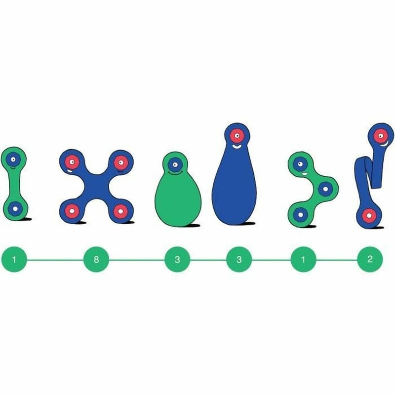 Bloques construcción infantiles para desarrollo motriz