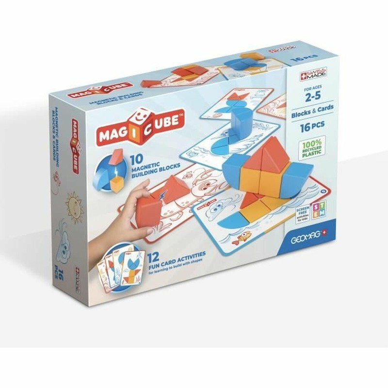 Juguetes construcción niños Geomag Magicube multicolor