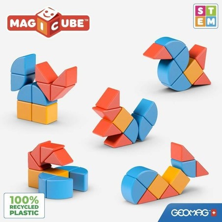 Set construcción educativo Geomag Magicube para bebés