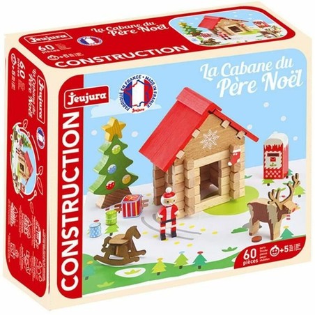Set construcción educativo de bloques de madera para niños 3 años