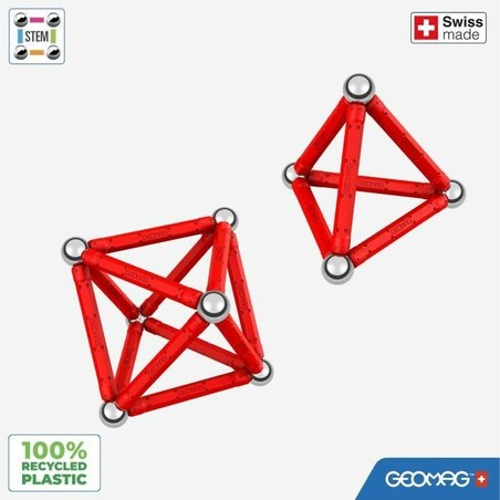 Juego de geometría magnética para niños +3 años