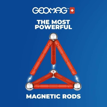 Piezas de construcción Geomag de plástico reciclado multicolor