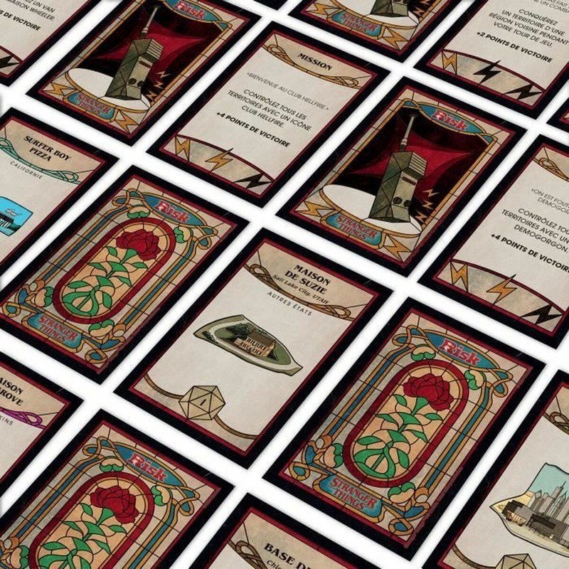 Juego mesa familiar: componentes del RISK Stranger Things