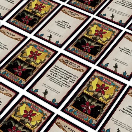 Juego mesa educativo: vista detallada de las miniaturas de Stranger Things