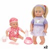 Muñecas bebé Colorbaby con biberón y accesorios para jugar