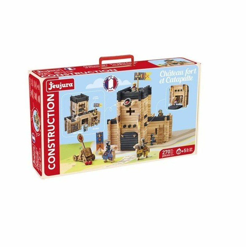 Set construcción educativo Jeujura con piezas de madera apilables