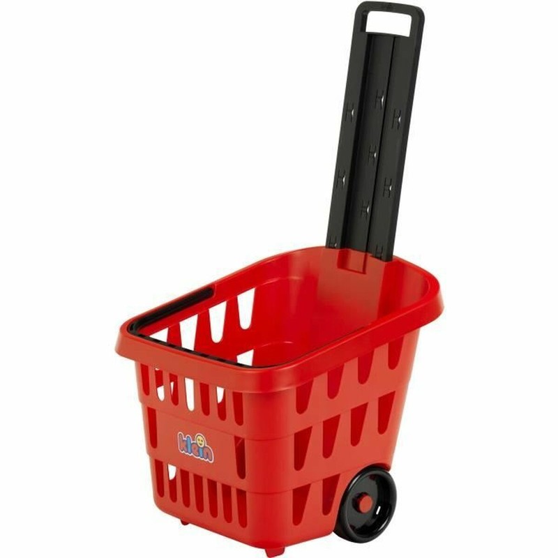 Supermercado de juguete Klein My Market con niño jugando.