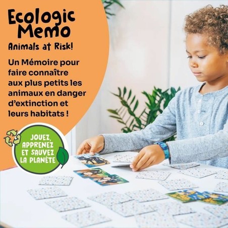 Juguete construcción motricidad fina: Memo Ecológico para niños