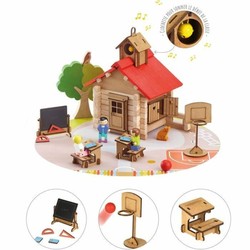 Juguetes Construcción Niños Jeujura La Escuela del Pueblo - Compra online en MegaJuguetes