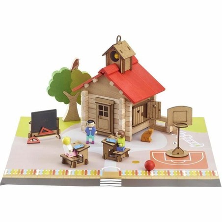 Bloques madera ecológicos para juego de construcción infantil