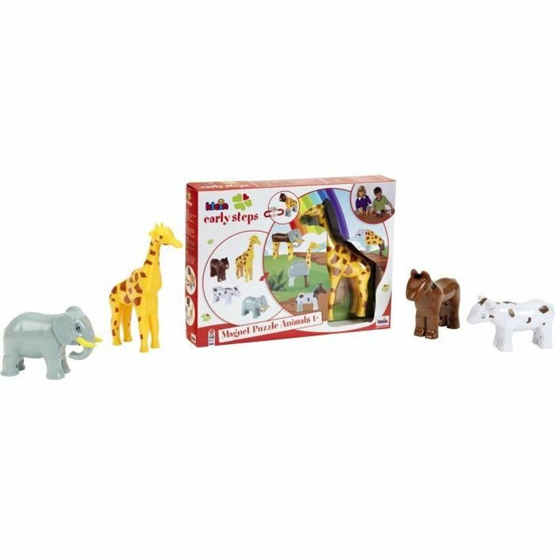 Set construcción educativo de animales magnéticos para bebés