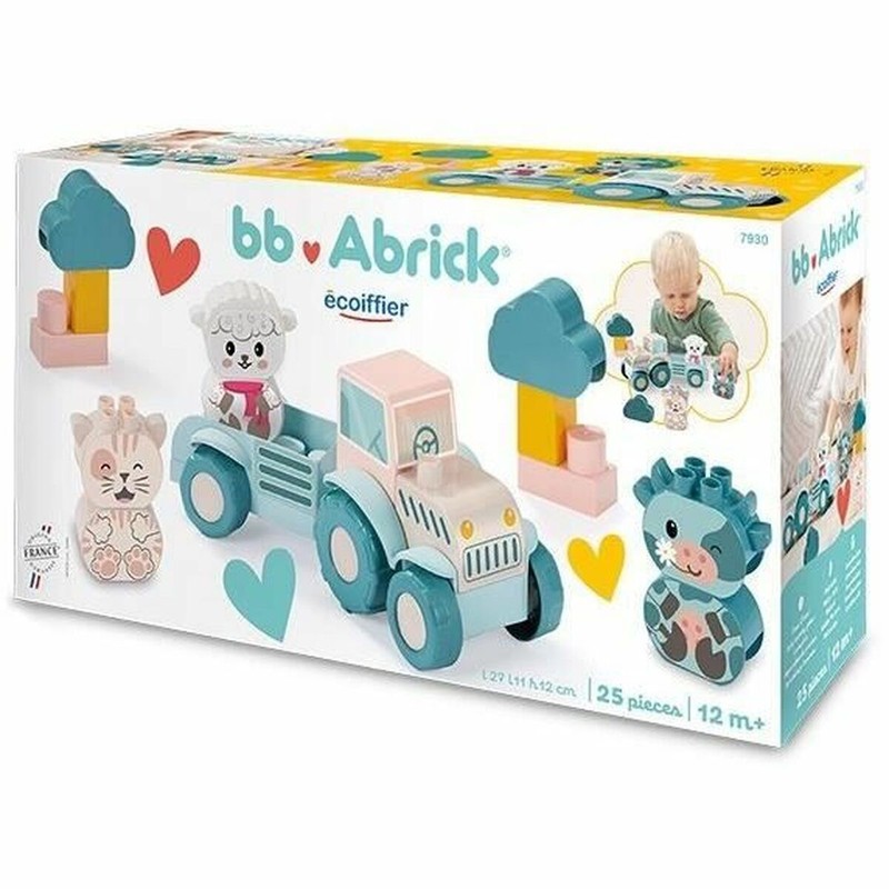 Juguetes construcción niños Ecoiffier, bloques multicolor para desarrollo temprano