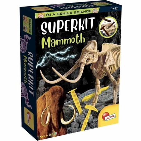Juguetes construcción niños kit excavación mamut Lisciani