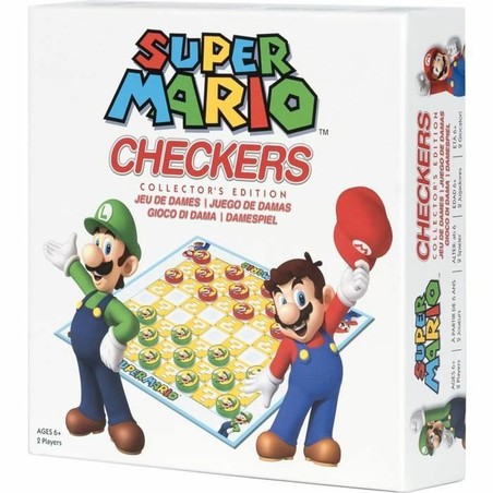 Juegos mesa niños Super Mario Checkers
