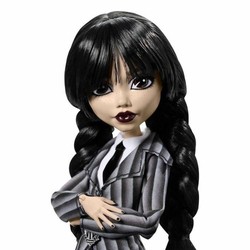 Muñeca Monster High HXJ04 con estilo Miércoles Addams 2