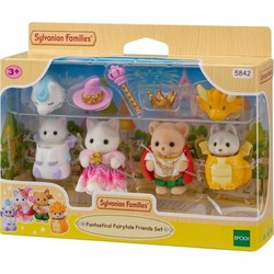 Juguetes construcción niños: Figura Hada Sylvanian Families volando en un jardín mágico.