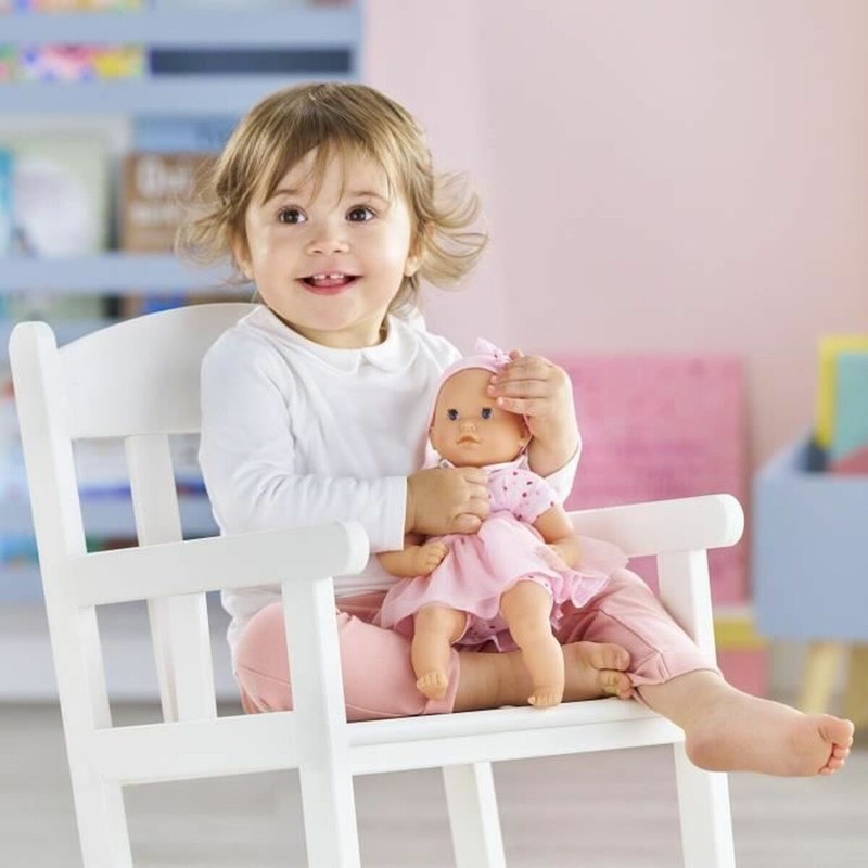 Muñeca de plástico suave, juguete construcción motricidad fina para bebés
