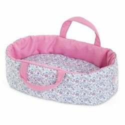 Accesorios Muñecas Corolle: Cuna floral rosa para muñecas de 30 cm