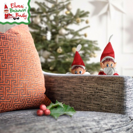 Bloques construcción infantiles, elfos navideños flexibles