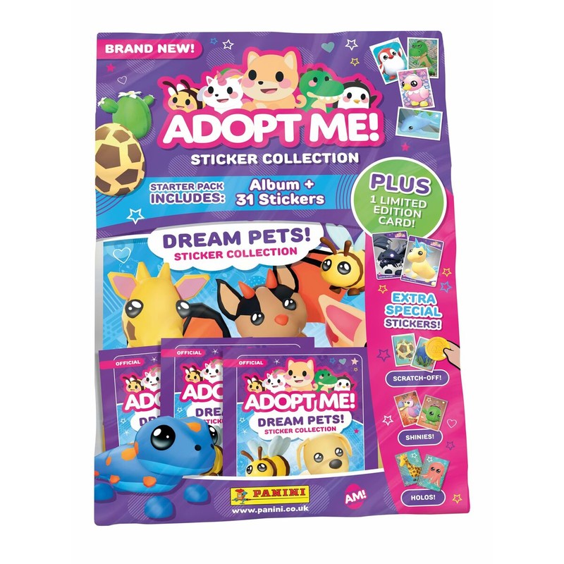 Álbum cromos Adoptme, completo con stickers