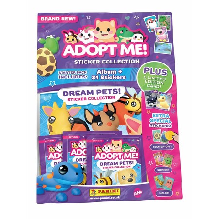 Álbum cromos Adoptme, completo con stickers