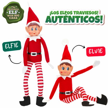 Elfos traviesos para juego imaginativo, inspiración construcción de historias