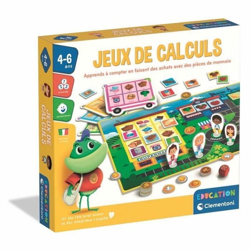 Juguetes Construcción Niños: Juego Educativo Clementoni de Matemáticas y Francés