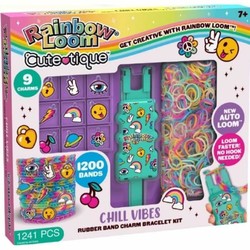 Abalorios Bandai Rainbow Loom Cute Tique para manualidades niños creativas
