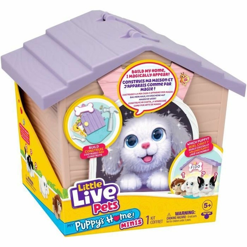 Peluche Sorpresa Little Live Pets Niche Rana Perro Rosa para niños