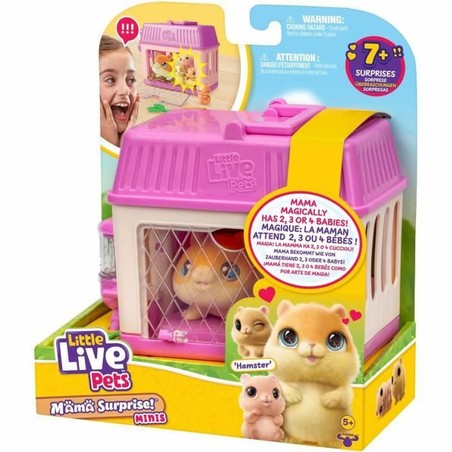 Juguete Little Live Pets Hámster de felpa suave naranja