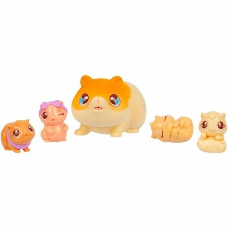 Peluche interactivo niños: Hámster mamá y sus crías sorpresa