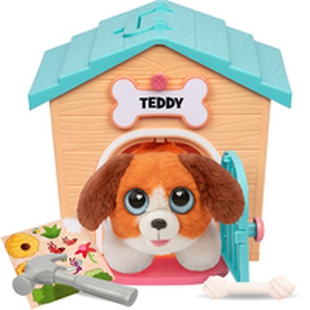 Juguete felpa perro multicolor para niños y niñas