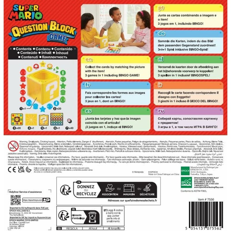 Juego mesa educativo Super Mario mejora habilidades cognitivas