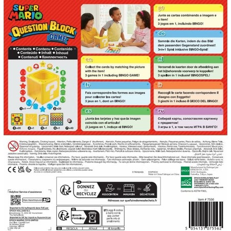 Juego mesa educativo Super Mario mejora habilidades cognitivas