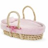Cuna peluche rosa Corolle para muñecas, set construcción educativo de ambientes
