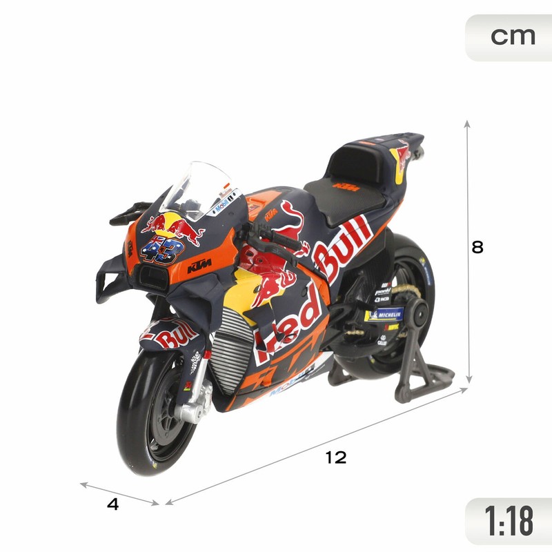 Detalle moto Jack Miller para coleccionistas